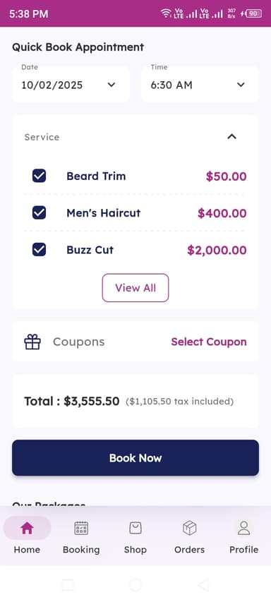 Glamonic app screenshot
